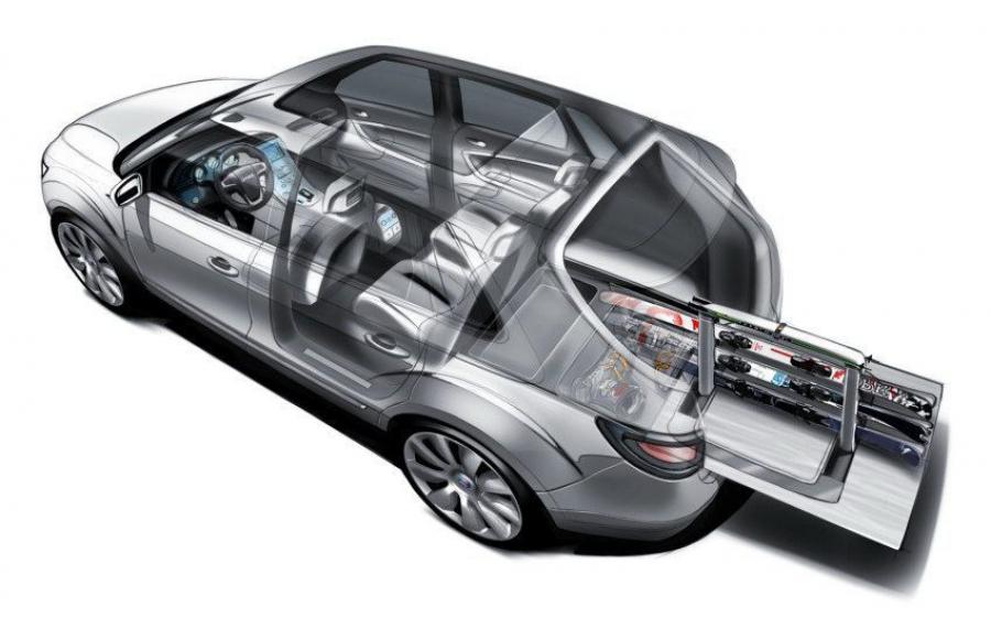  Saab 9-4X BioPower Concept 2008 года  (фото 3 из 80)